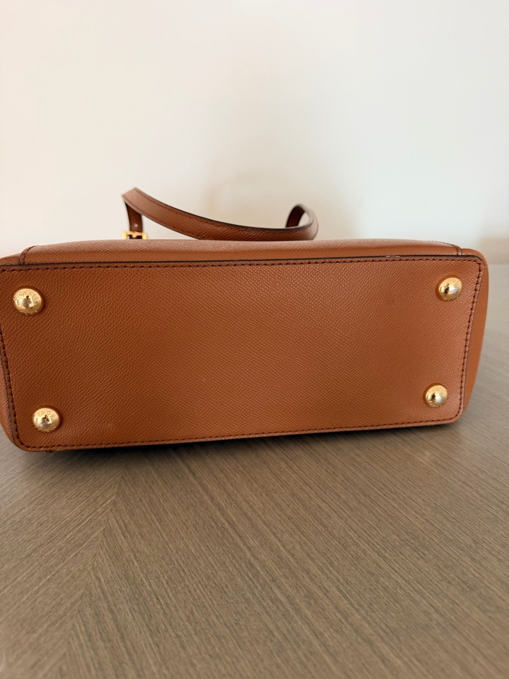 Michael Kors Saffiano Leather Tote in Cognac - Picture 3 of 4